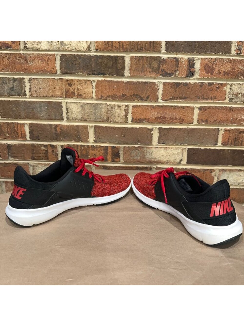 Nike Flex Control TR3 Men Sz 10 Gym Red Black Training Shoes Sneaker AJ5911-600